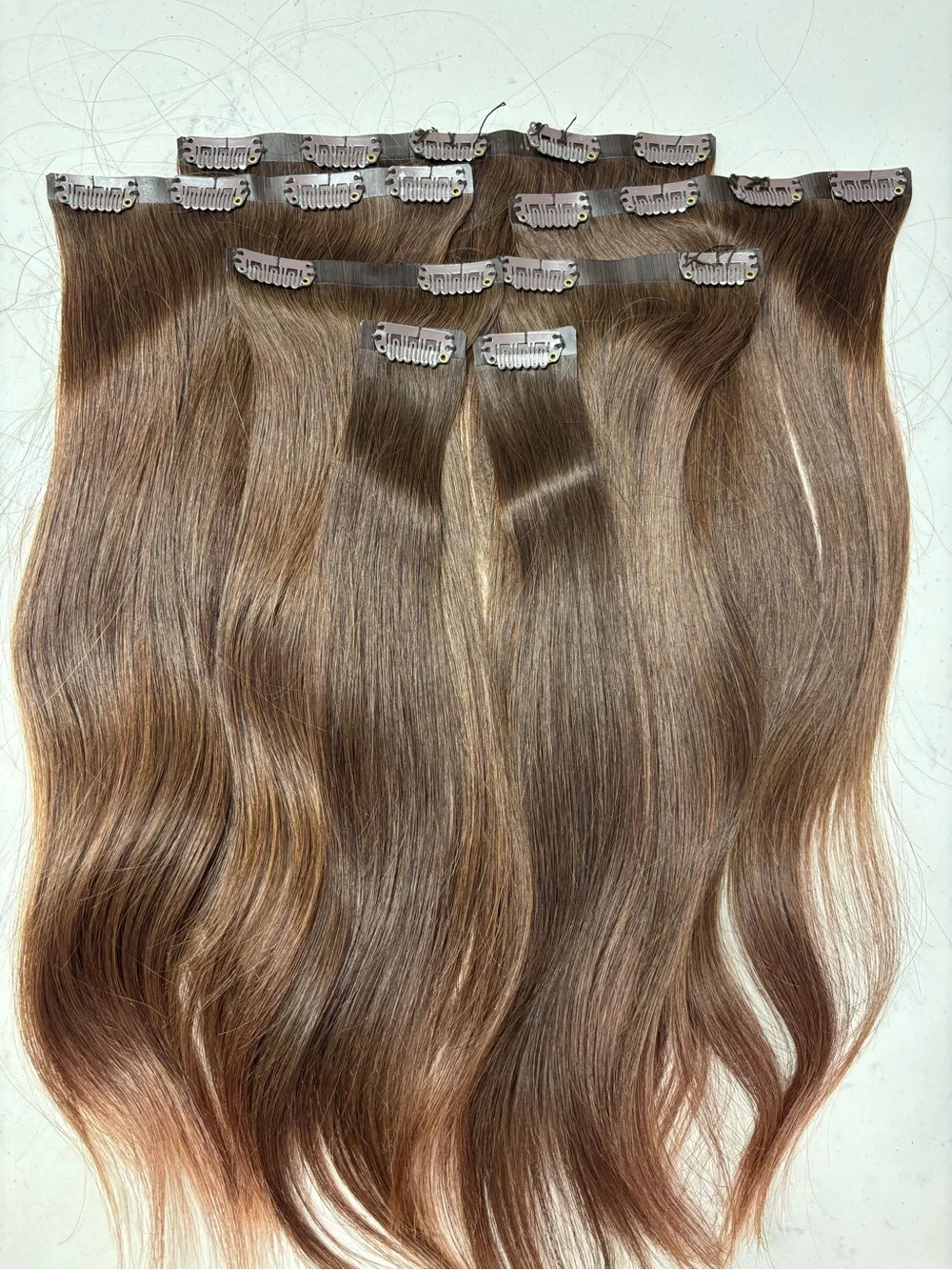 Goo Goo Hair 16” Chocolate Brown Human Hair Extensions
